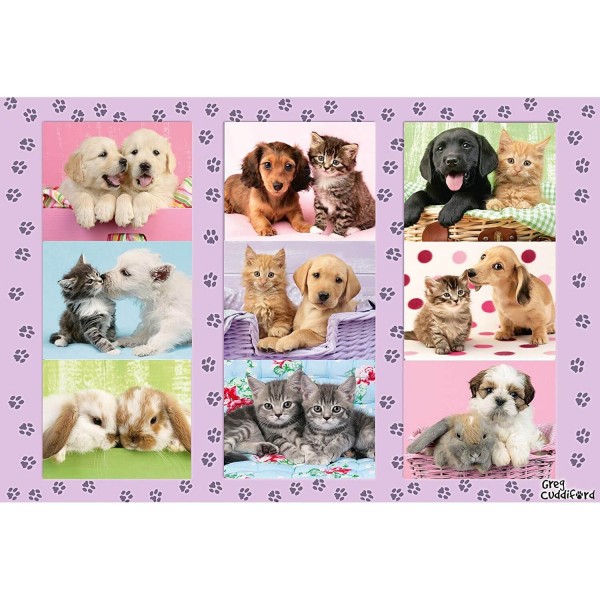 Puzzle de 100 piezas: Mis amigos animales - Schmidt-56268