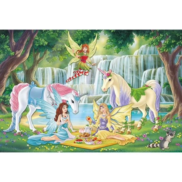 200 pieces puzzle: Elves picnic - Schmidt-56304