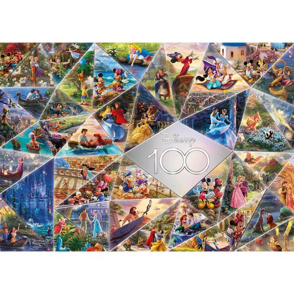 Puzzle mit 1000 Teilen: Thomas Kinkade : Disney-Mosaik zur 100. Feier - Schmidt-57596