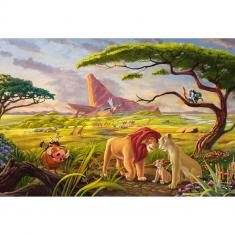Puzzle 200 pièces : Disney, Le roi lion se souvient de qui il est