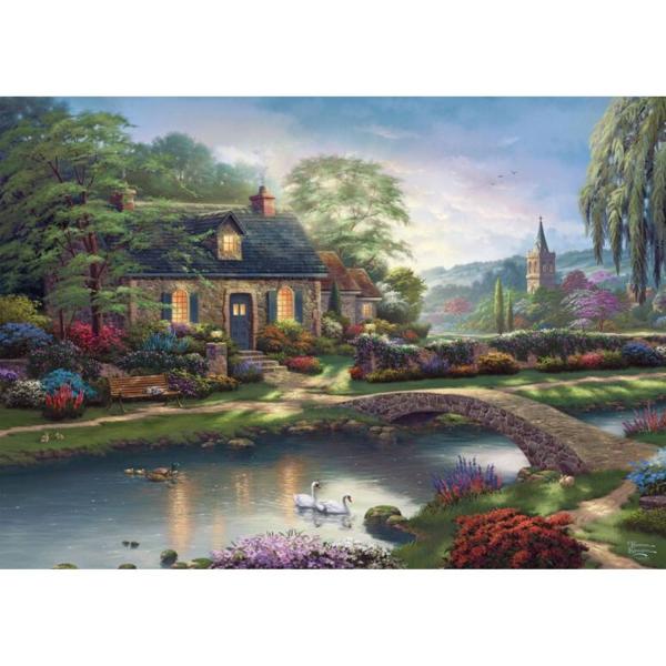 1000-Teile-Puzzle: Stoney Creek Cottage - Schmidt-59775