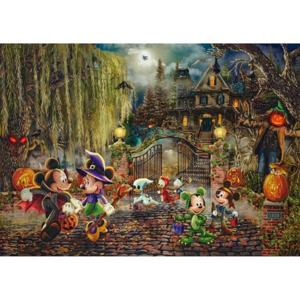 1000-Teile-Puzzle: Disney, Mickey & Minnie Halloween-Spaß - Schmidt-58033