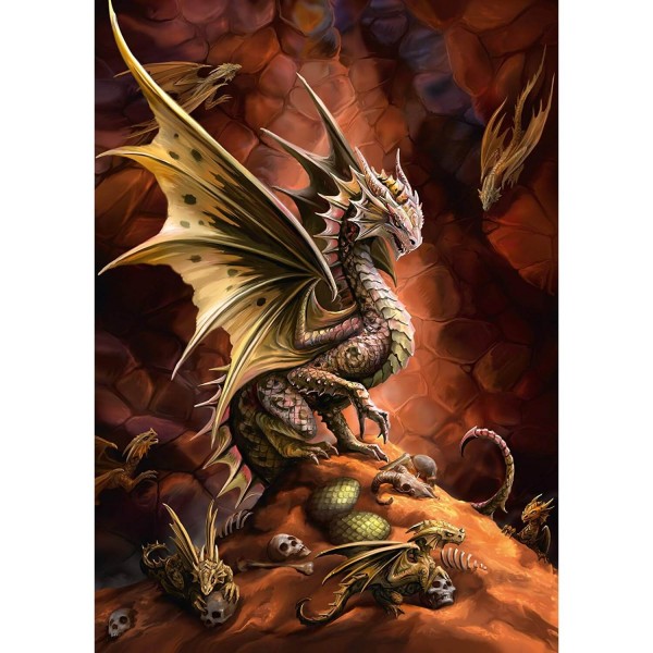 Puzzle 1000 pièces : Dragon du désert - Schmidt-58309