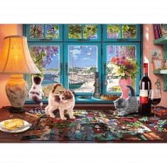 1000 pieces puzzle: romantic puzzle