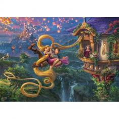 Puzzle 1000 pièces : Disney, Raiponce Emmêlé dans l’amour