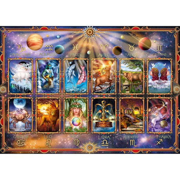 1000 pieces puzzle: Zodiac signs - Schmidt-58347
