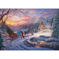 1000-Teile-Puzzle: Disney, Cinderella zu Weihnachten mit nach Hause nehmen