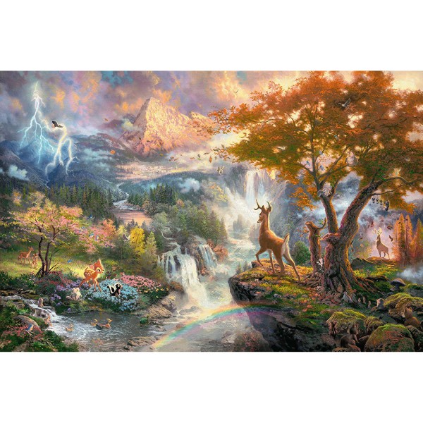 1000 piece puzzle: Bambi, Disney - Schmidt-59486