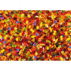1000 piece puzzle: Haribo Phantasia candies