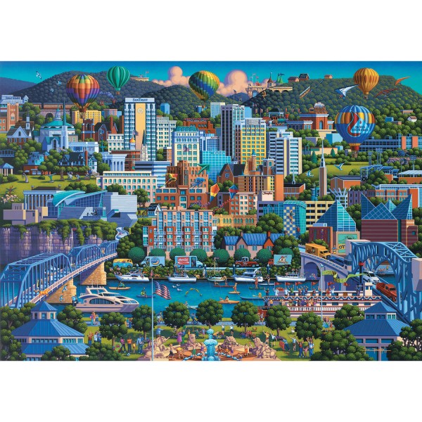 1000 Teile Puzzle: Chattanoga - Schmidt-59641