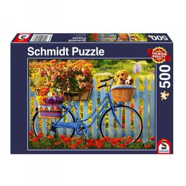 500 pieces puzzle: Sunday excursion with friends - Schmidt-58957