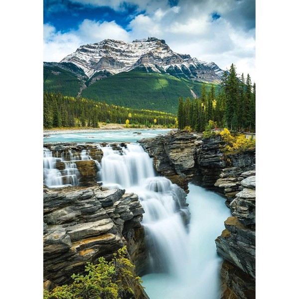 1000 pieces puzzle: Athabasca waterfall, Canada - Schmidt-58360
