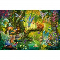 200 piece puzzle: Fairies in the forest, with magic wand