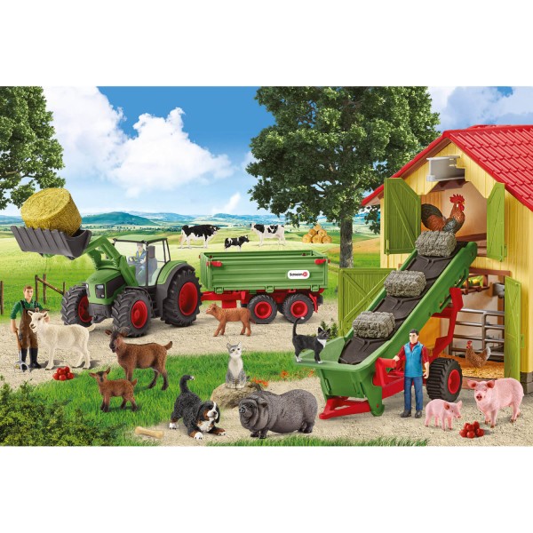 60 pieces puzzle: Return of the hay to the farm - Schmidt-56241