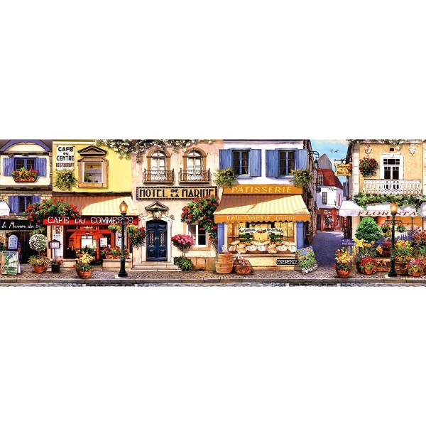 1000 Teile Panorama-Puzzle: Spaziergang in Paris - Schmidt-58383