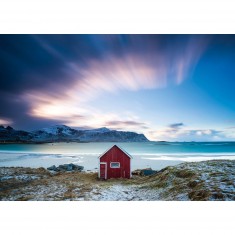 Puzzle 1000 pièces : Cabane sur la côte atlantique