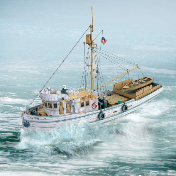Maquette en carton : Bateau : Tuna Fish Trawler Proud Mary - Schreiber-Bogen-747