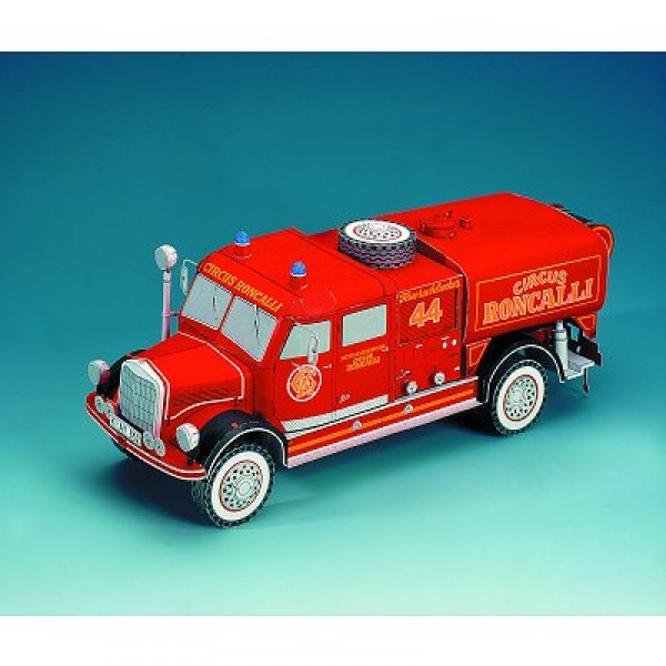Maquette en carton : Camion de pompiers du Cirque Roncalli  - Schreiber-Bogen-72585