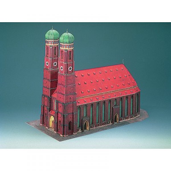 Maquette en carton : Cathédrale de Munich, Allemagne  - Schreiber-Bogen-72459