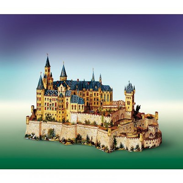 Maquette en carton : Château de Hohenzollern, Allemagne - Schreiber-Bogen-643