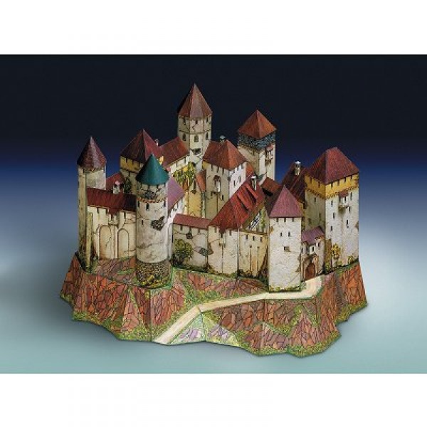 Maquette en carton : Château Dreienfels, Allemagne - Schreiber-Bogen-71226