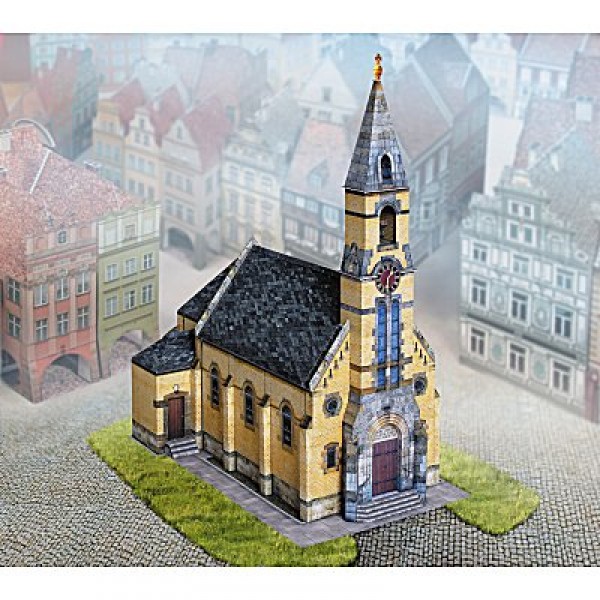 Maquette en carton : Eglise de Pfersbach, Allemagne - Schreiber-Bogen-686