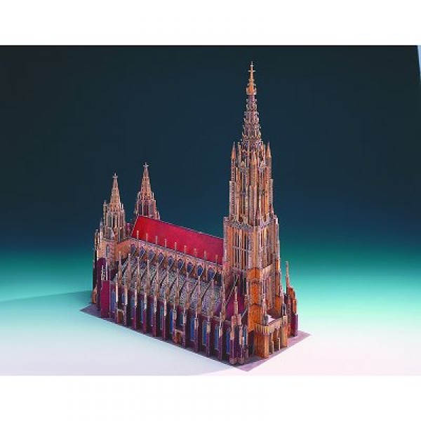 Maquette en carton : La cathédrale d'Ulm, Allemagne - Schreiber-Bogen-621