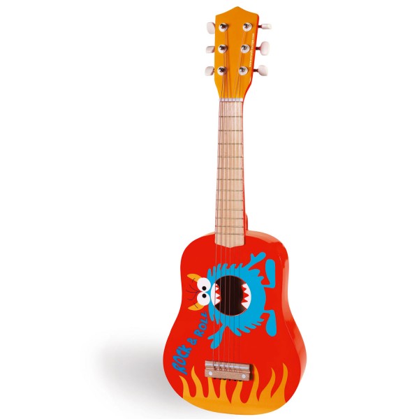 Guitare en bois : Monstre Rock & Roll - Scratch-6181806
