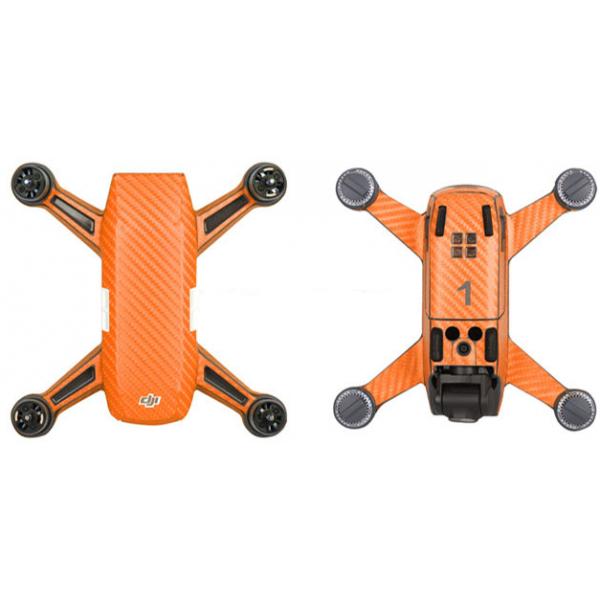 Stickers Spark DJI orange carbone - SP-TZ404-O