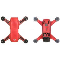 Stickers Spark DJI rouge carbone