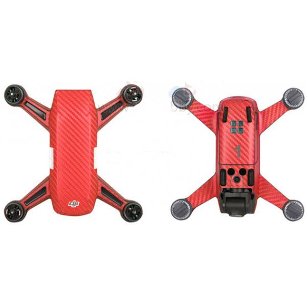 Stickers Spark DJI rouge carbone - SP-TZ404-R