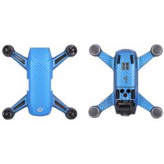 Stickers Spark DJI bleu carbone