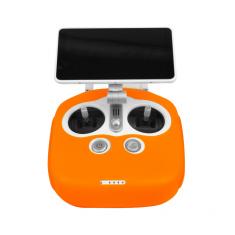 Protection Radio Commande Silicone pour DJI Phantom 4PRO+ Orange