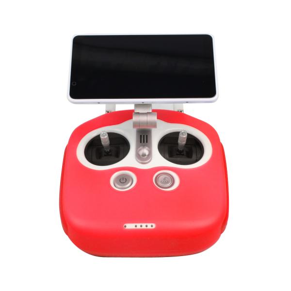 Protection Radio Commande Silicone pour DJI Phantom 4PRO+ Rouge - P4-BHT921-R