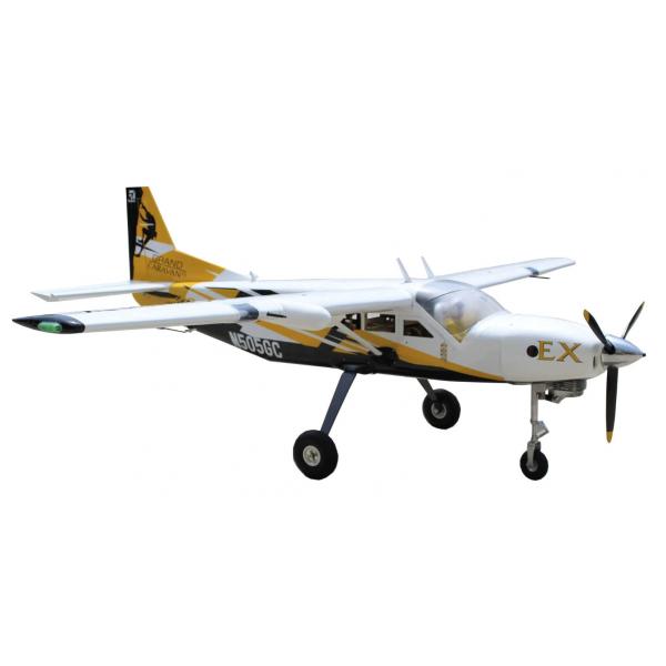 A SAISIR Seagull Models ( SG-Models ) Cessna 208 Grand Caravan 2m15 - 45cc Noir-Jaune Reconditionné - SEA362-REC