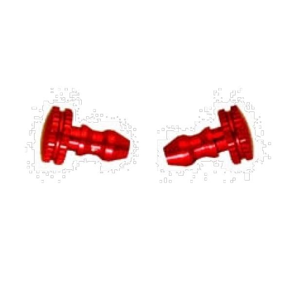 Bouchons en aluminium / Fuel line plugs Red - SEC-8095501