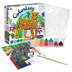 Colorizzy Zebra und Leopard