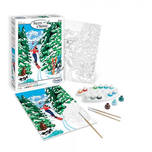 PALETTE D'ARTISTE - Dans les Alpes  - Sentosphère-45220