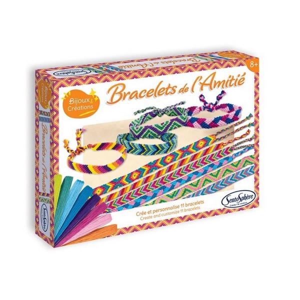 Kit creativo : Pulseras de la amistad - Sentosphère-80004
