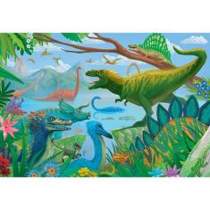 Puzzle 200 pieces : Dinosaur Paradise