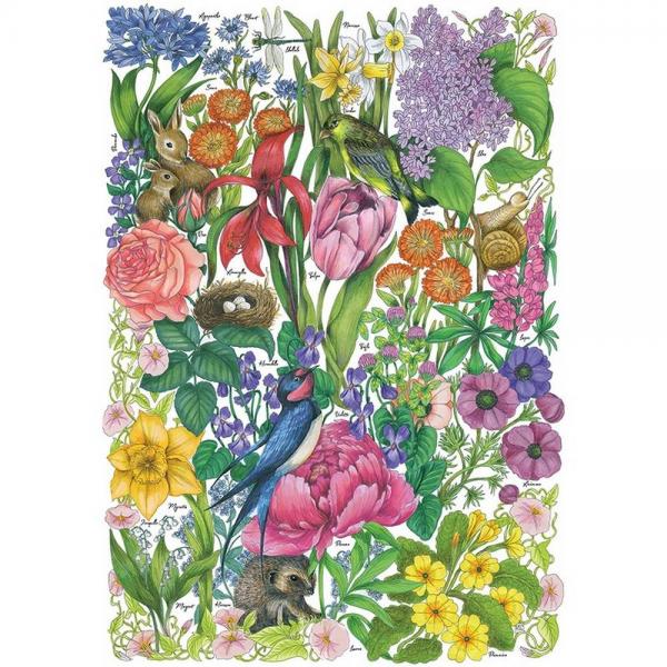 Puzzle 500 pièces : Les Fleurs de Printemps  - Sentosphère-7315