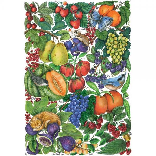 Puzzle 500 pièces : Les Fruits d'Eté  - Sentosphère-7316