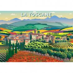 Puzzle 1000 Teile: Toskanische Landschaft