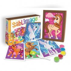 Sablimage licornes