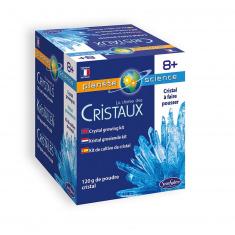 Química cristalina: cristal azul