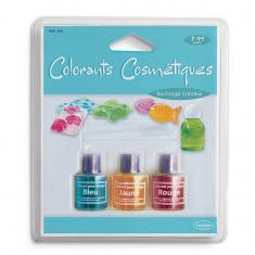 Recharge : 3 colorants cosmétiques pour savons et bains moussants