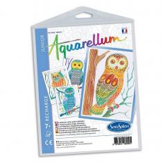 Recharge Aquarellum Junior : Hiboux