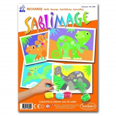 Sablimage Refill of 4 boards: Dinosaurs