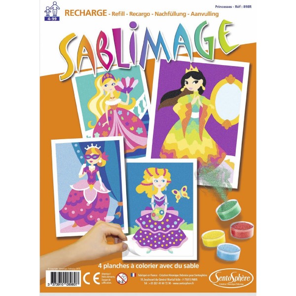 Sandimage-Prinzessinnen-Nachfüllung - Sentosphere-898R
