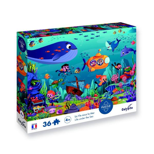 Puzzle 36 pieces: Life under the Sea - Sentosphère-7606